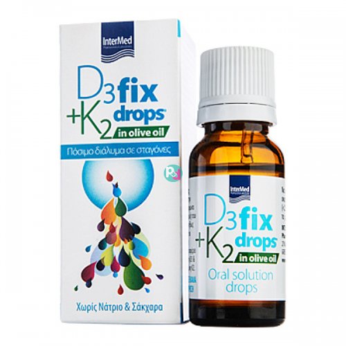D3fix+K2 Drops in olive oil 12ml 